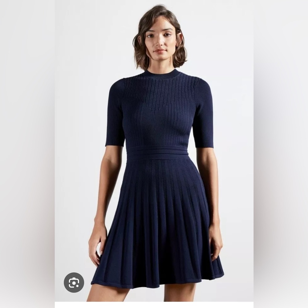 Olivinn Fit and Flare Dress